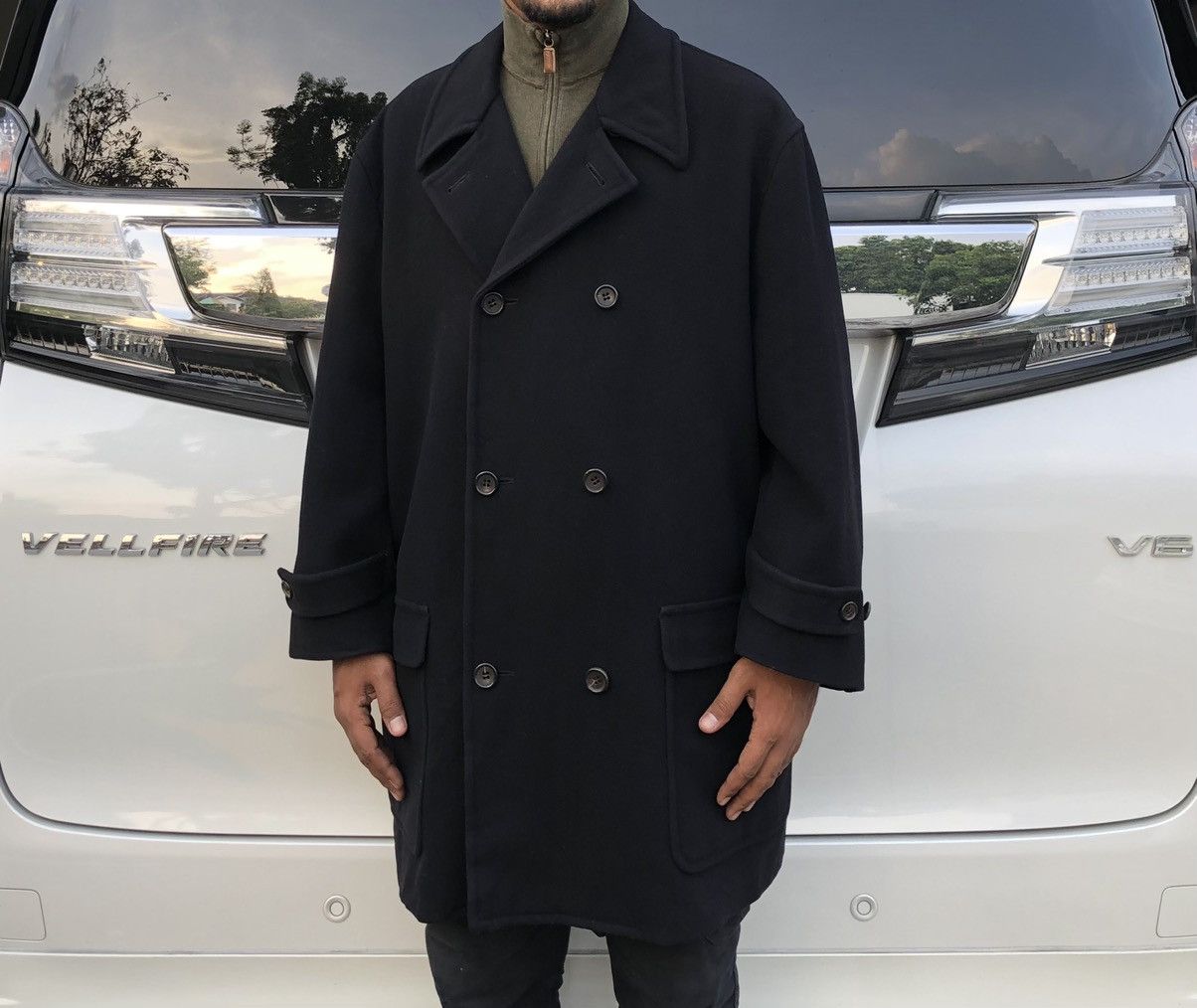 Comme des Garcons VTG 1988 COMME des GARÇONS Homme Long Peacoat Jacket Size US M / EU 48-50 / 2 - 3 Thumbnail