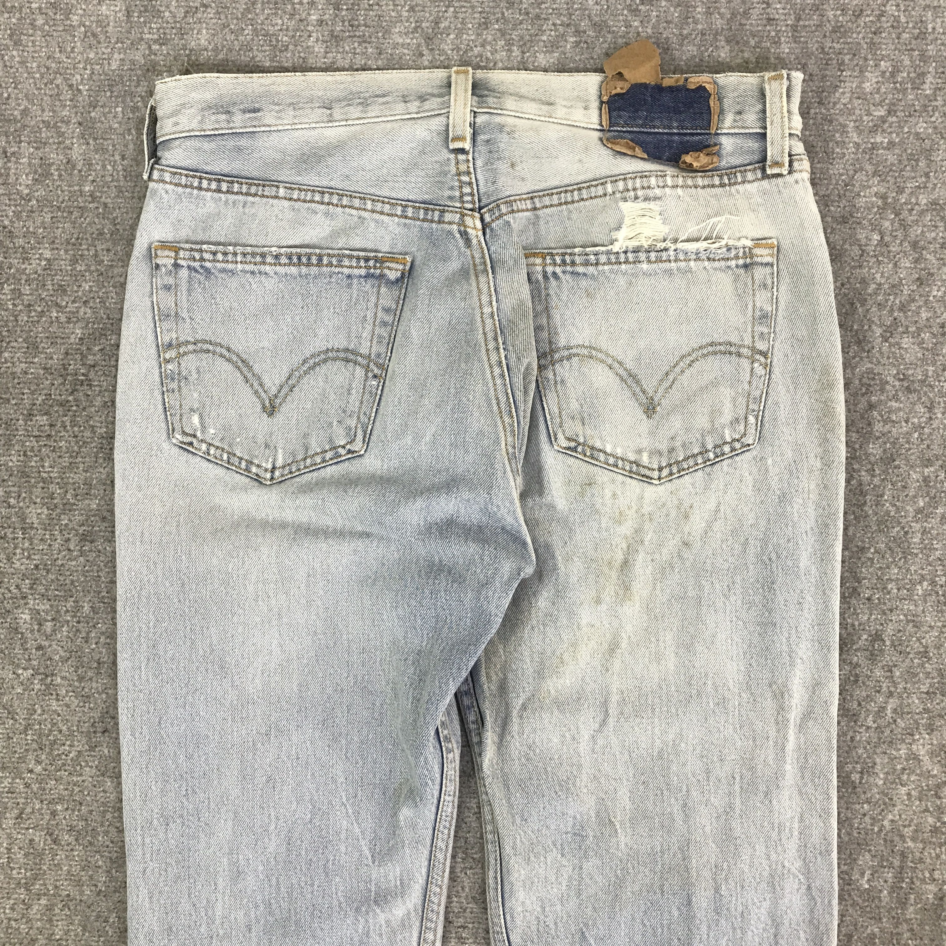 Levi's LEVIS DISTRESSED DENIM WASH FADED PANTA K118B5 Size US 32 / EU 48 - 5 Thumbnail