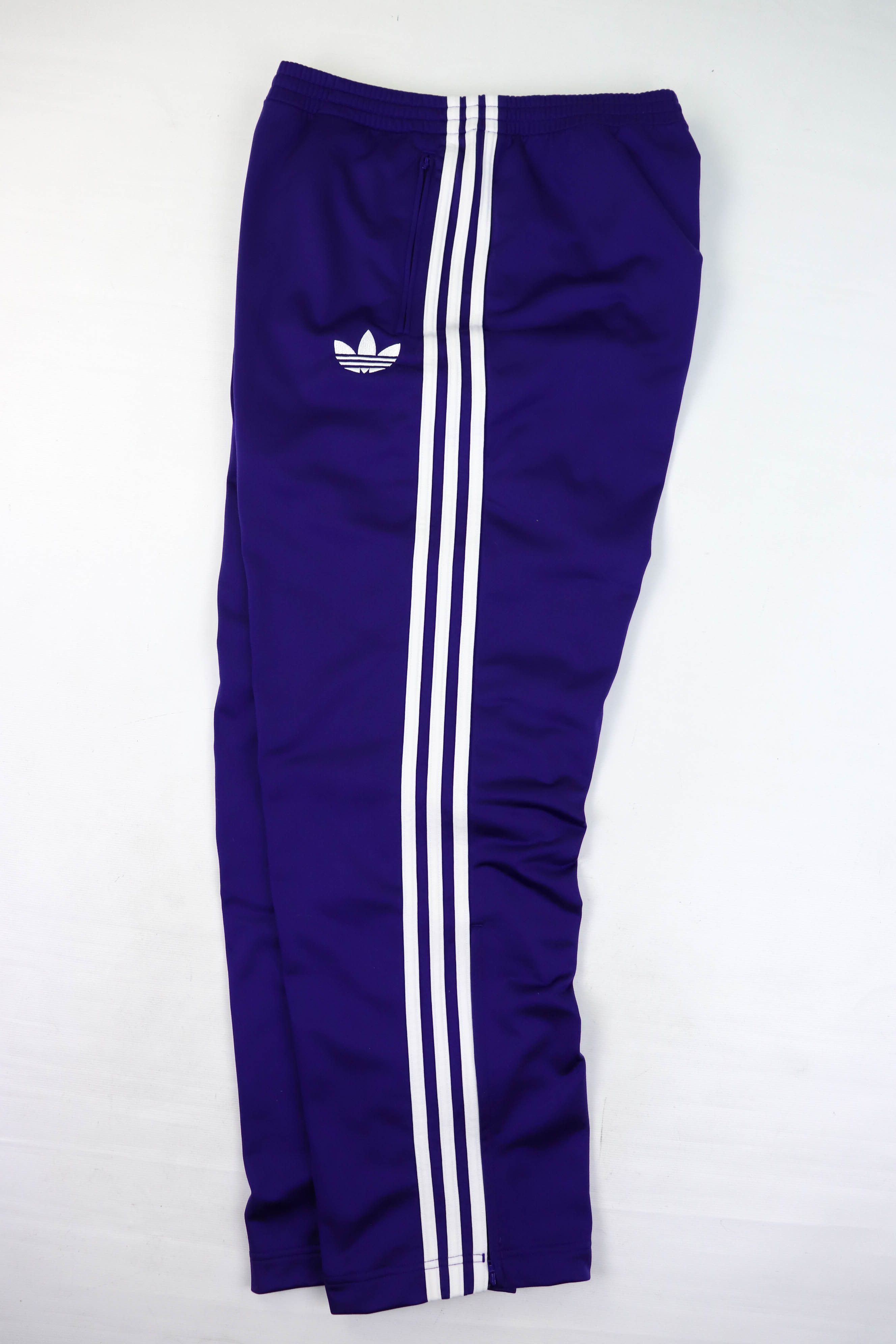 Adidas Adidas 2011 Vintage Three Stripes Purple Track Pants Size US 36 / EU 52 - 3 Thumbnail