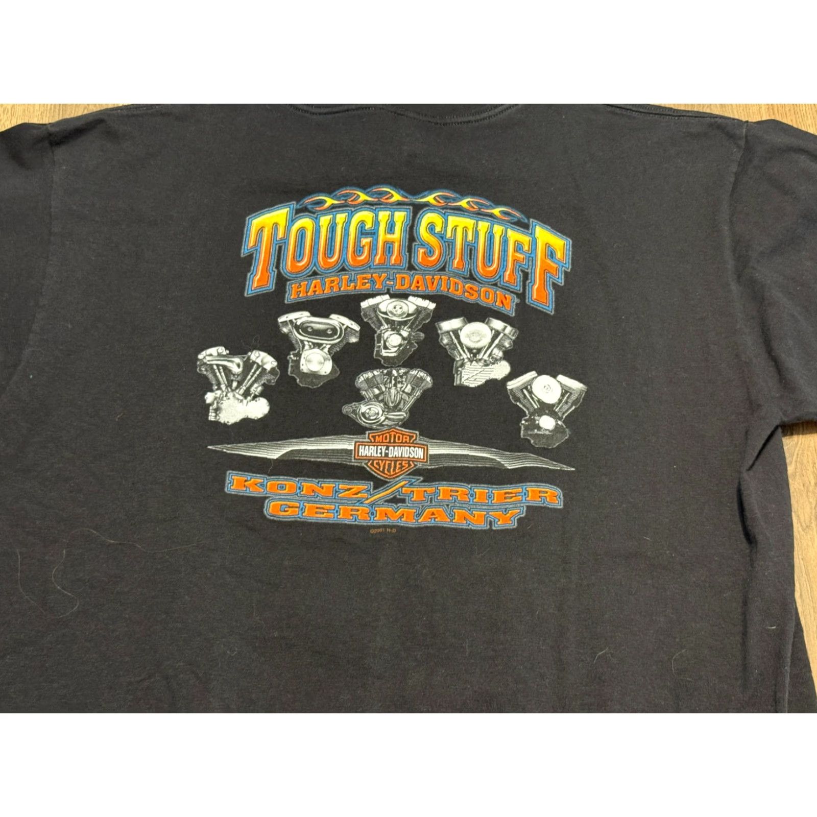 Harley Davidson Harley-Davidson Shirts Men's XL Black Short Sleeve Crew Neck Motorcycle Shirt Size US XL / EU 56 / 4 - 6 Thumbnail