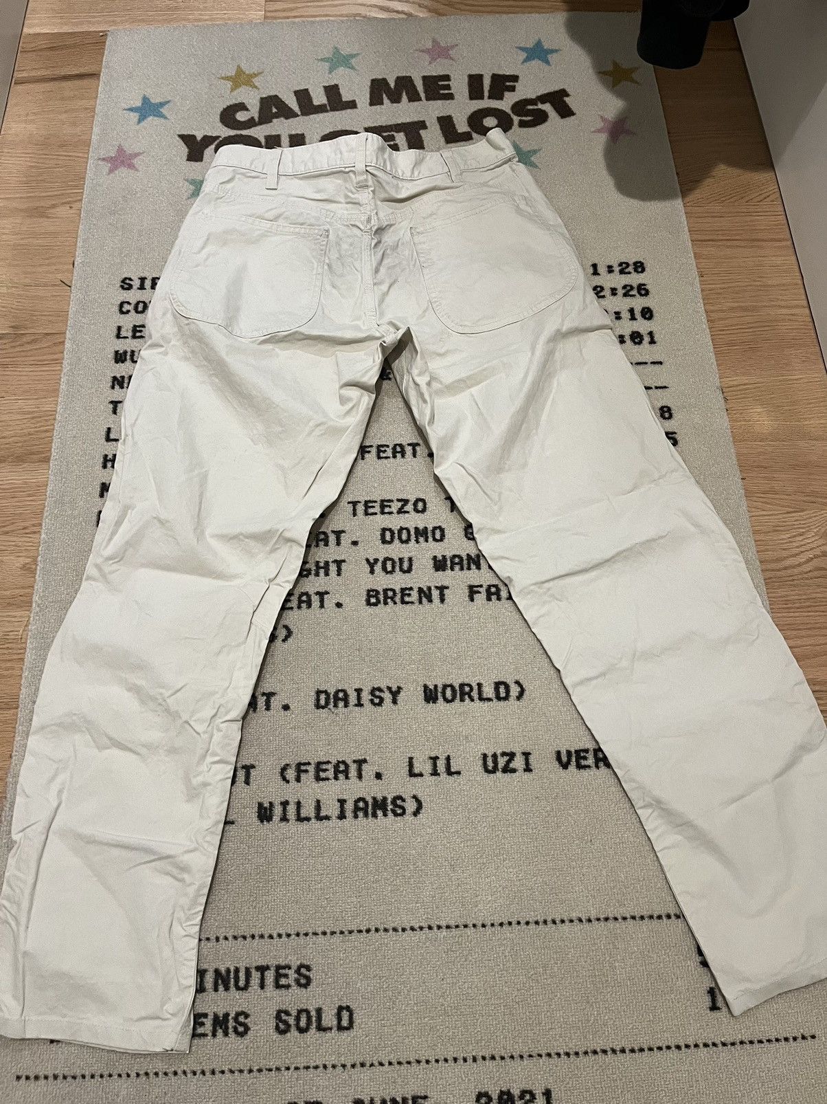 Buck Mason White Tapered pants Size US 29 - 1 Thumbnail