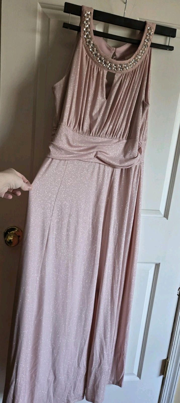 Other En Focus Blush Pink Sparkly Shimmer Formal Prom Easter Maxi Size XL / US 12-14 / IT 48-50 - 3 Thumbnail