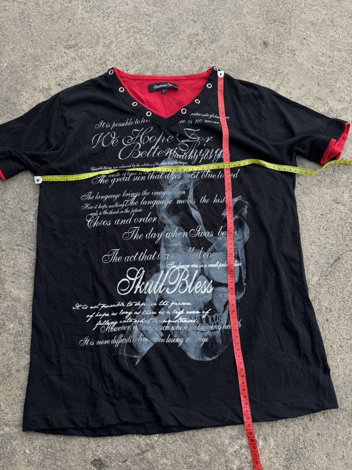 Yasuyuki Ishii Beaumontcarr Poem Smoke Tees Size US L / EU 52-54 / 3 - 4 Thumbnail