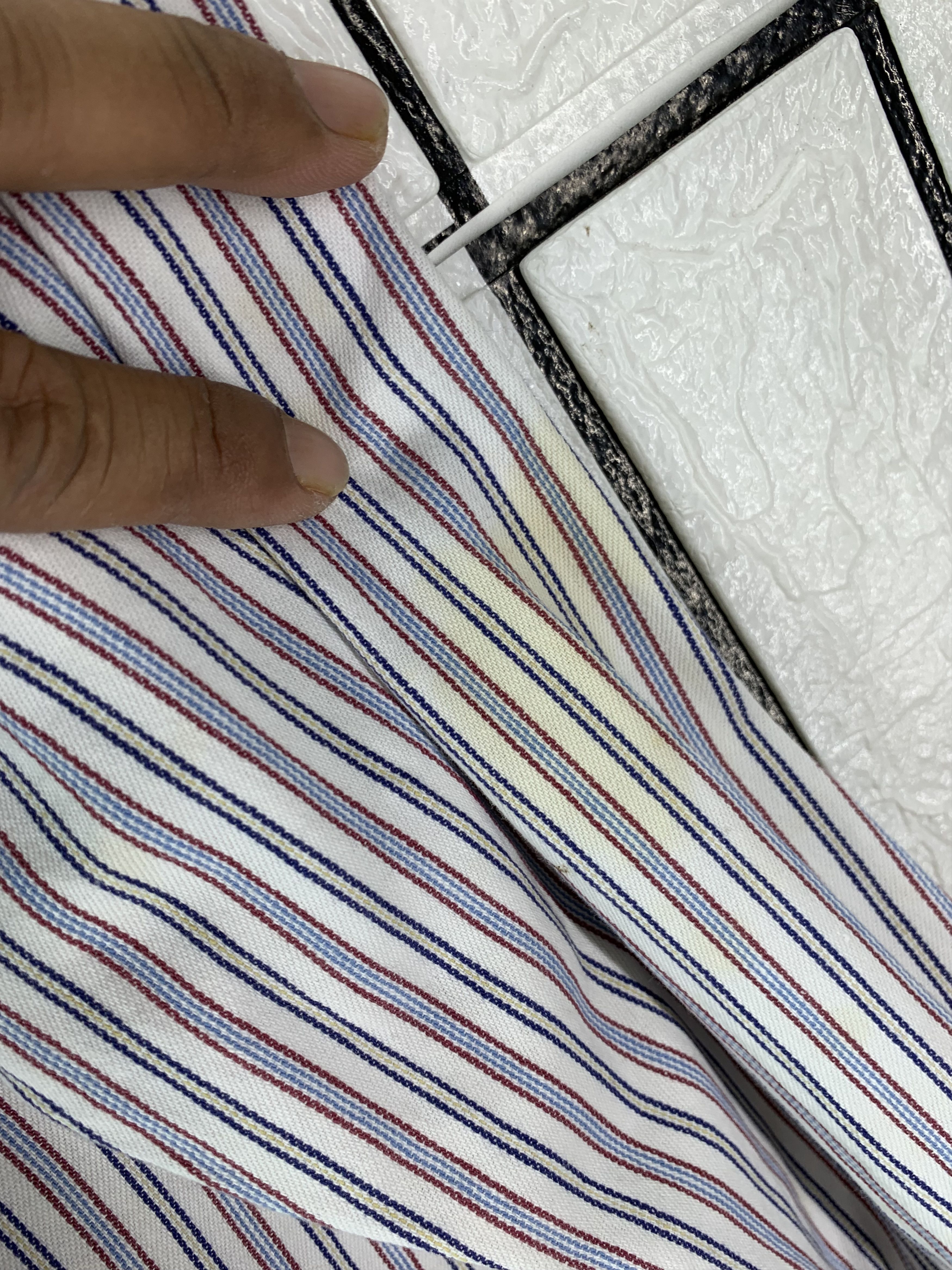 Vintage Vintage B.Garage Stripe Shirt Button Size US L / EU 52-54 / 3 - 4 Thumbnail
