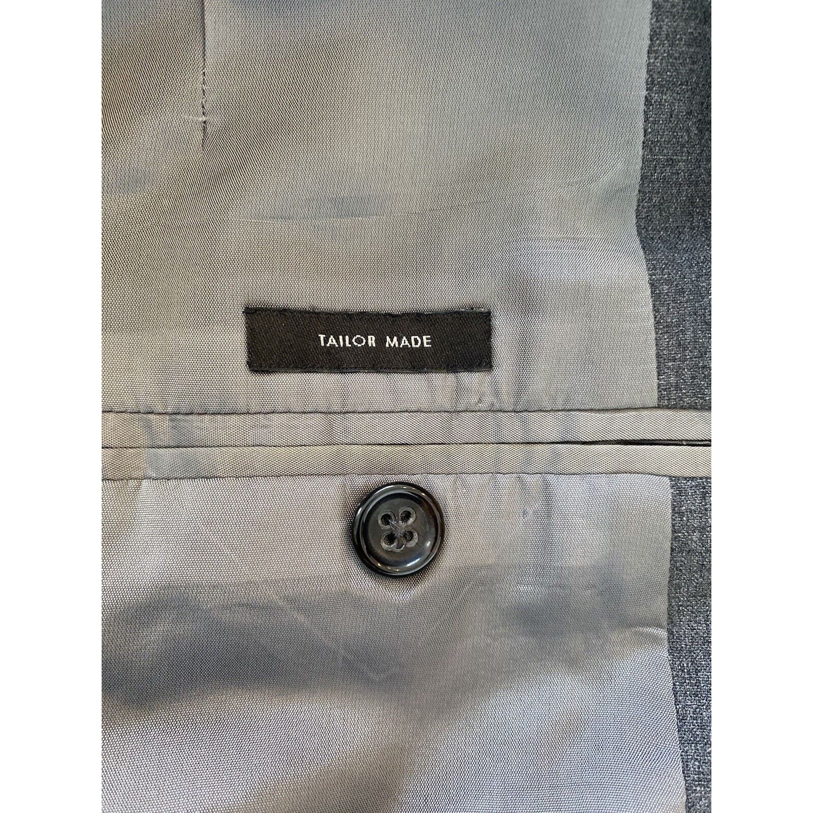 Jil Sander JIL SANDER Tailor Made Gray Sport Coat 3 Btn Center Vent 42R Size 42R - 15 Thumbnail