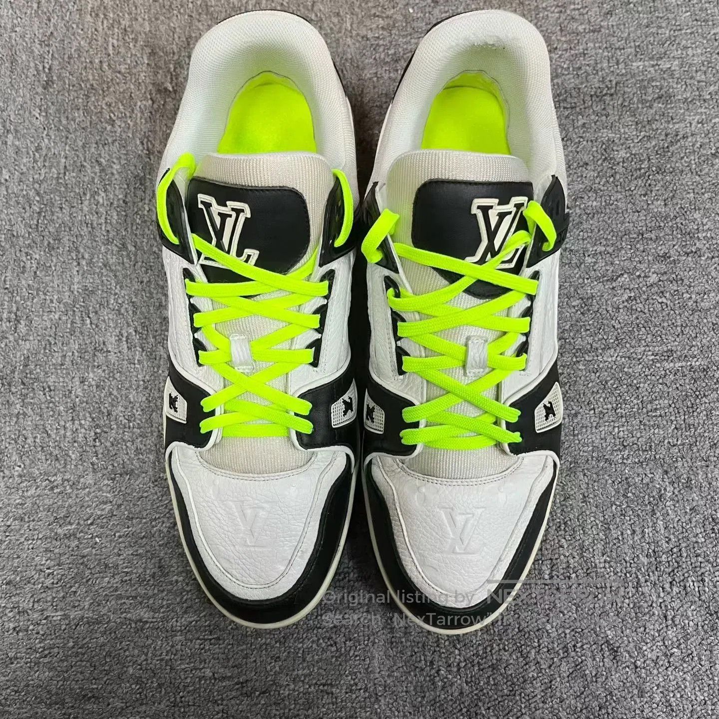 Louis Vuitton louis vuitton black and white low-top sneakers. Size US 10 / EU 43 - 3 Thumbnail