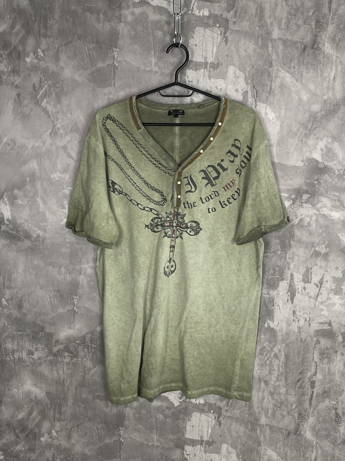If Six Was Nine × Japanese Brand Vintage Military Vibe Grunge Studded Japanese T shirt Size US XL / EU 56 / 4 - 1 Thumbnail