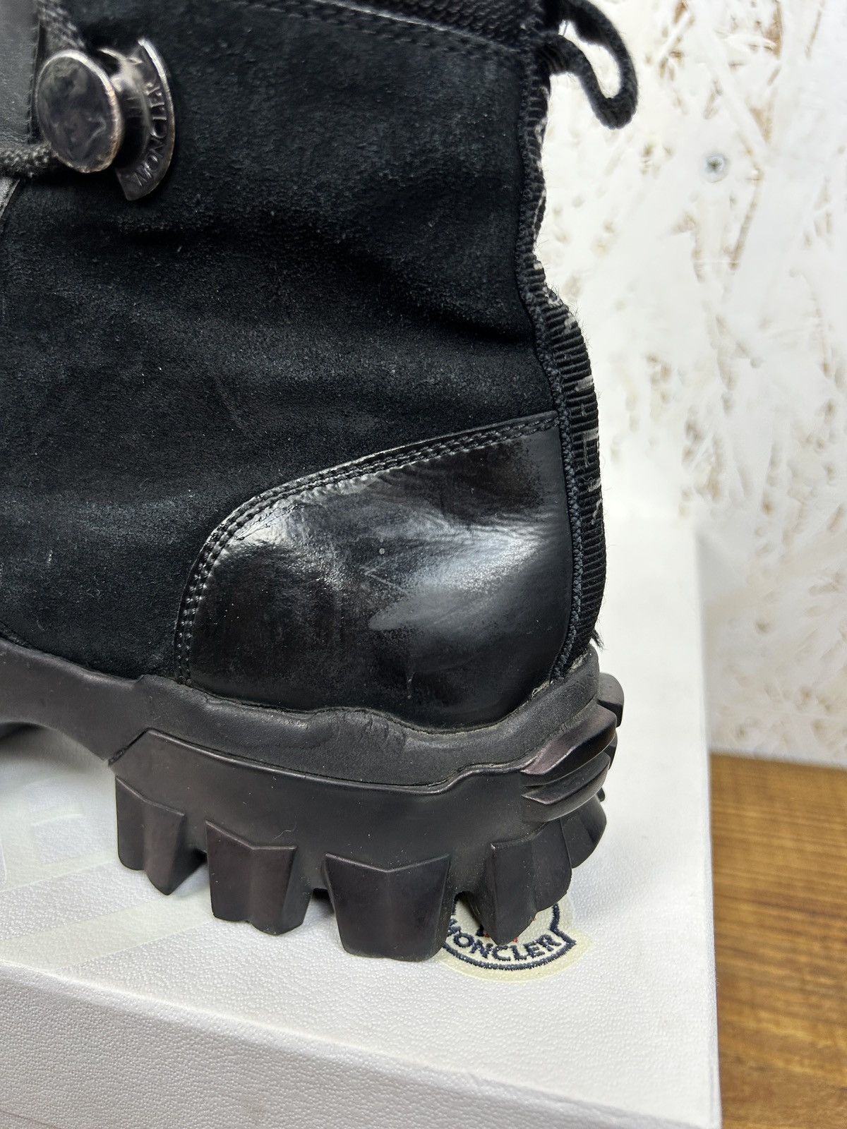 Moncler Moncler Helis Ankle Hiking Boots Black Size 40 Size US 10 / IT 40 - 10 Thumbnail