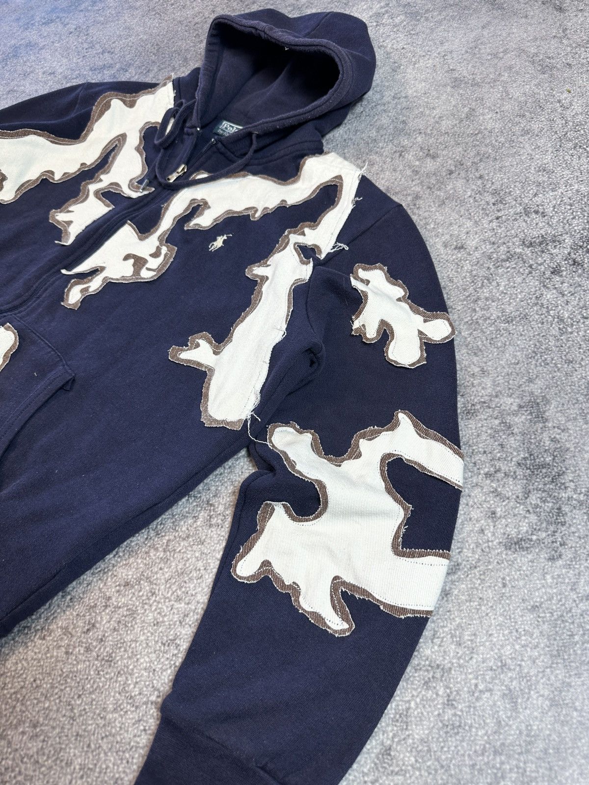 Polo Ralph Lauren Y2K Vintage Polo Ralph Lauren Custom Zip Up Hoodie Alt M Size US M / EU 48-50 / 2 - 4 Thumbnail