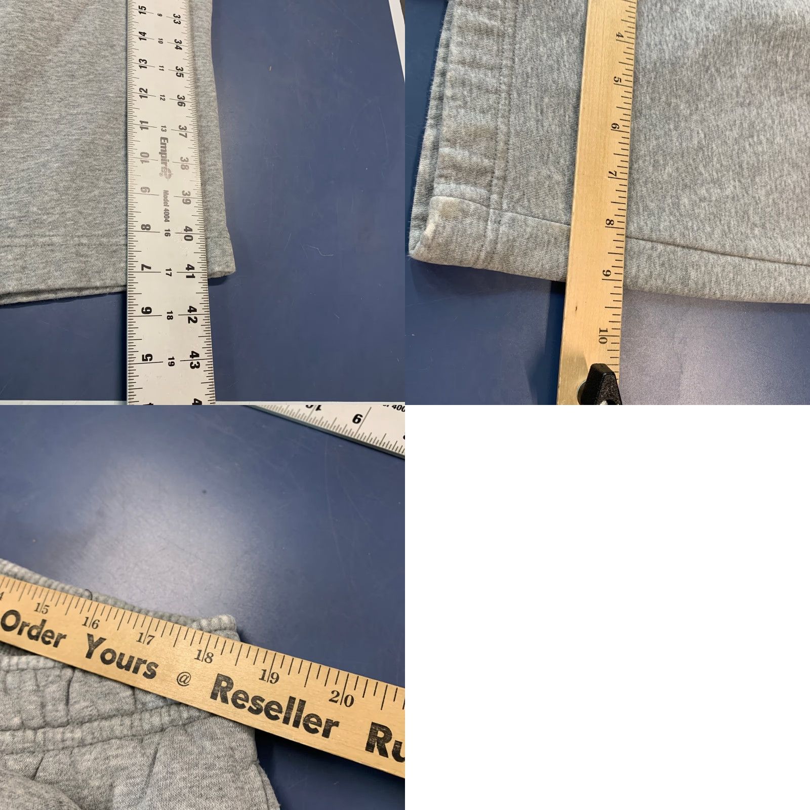 Nike VINTAGE Nike Sweatpants Mens 2XL Gray Relaxed Fit Fleece Drawstring Wide Leg Fleece Size US 39 - 9 Thumbnail
