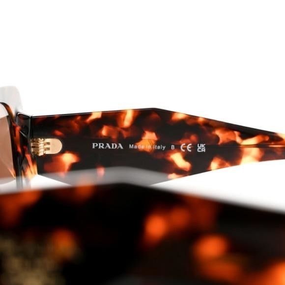 Prada New Authentic - PRADA Sunglasses SPR 08Y-F Tortoise Size ONE SIZE - 15 Thumbnail