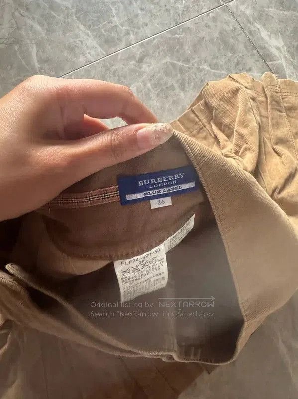Burberry Burberry Brown Cotton Blend Short Skirt. Size 23" - 6 Thumbnail