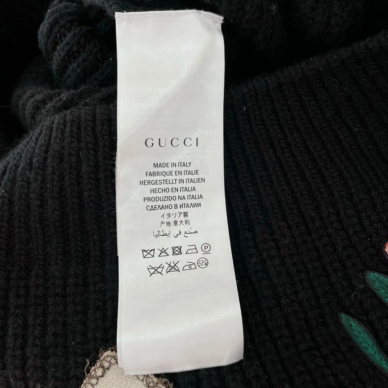 Gucci Gucci Heavy industry jacquad embroidery knitted cardigan ja Size S / US 4 / IT 40 - 6 Thumbnail