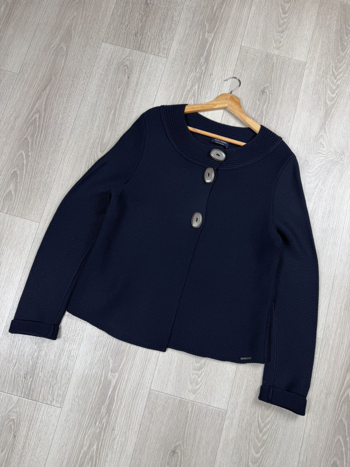 Saint James Saint James Adrets Reedit Wool Blend Cardigan Jumper Size M / US 6-8 / IT 42-44 - 3 Thumbnail