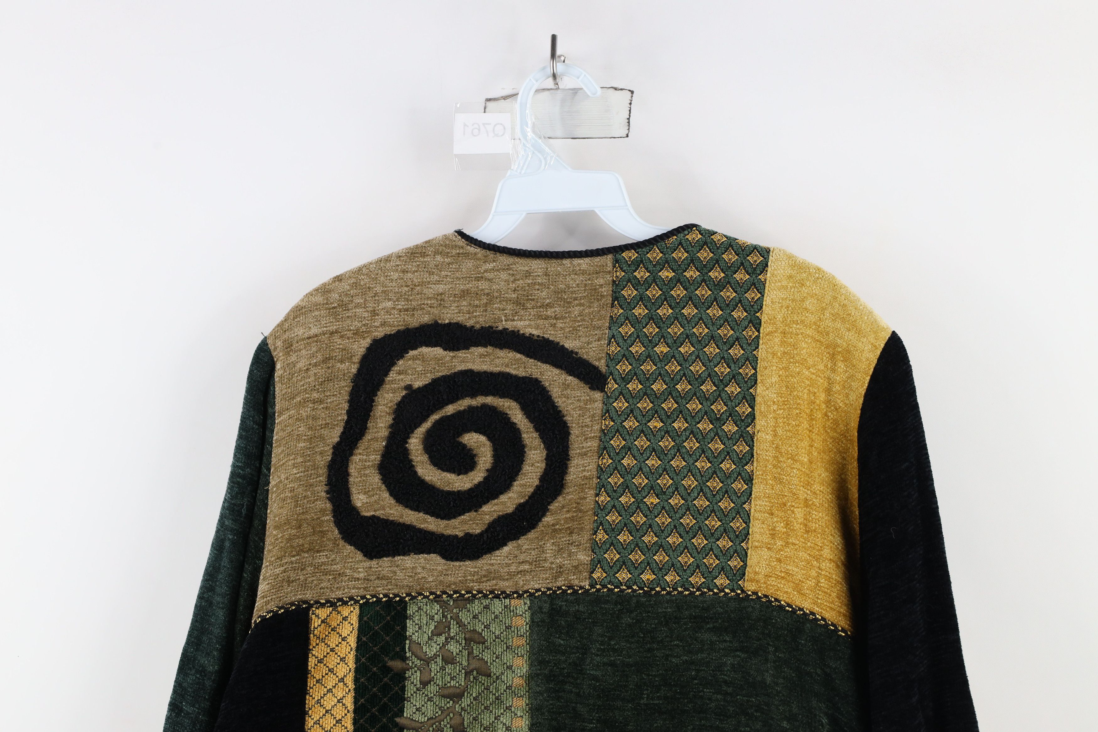 Vintage Vintage 90s Streetwear Patchwork Toggle Button Jacket Size M / US 6-8 / IT 42-44 - 13 Thumbnail