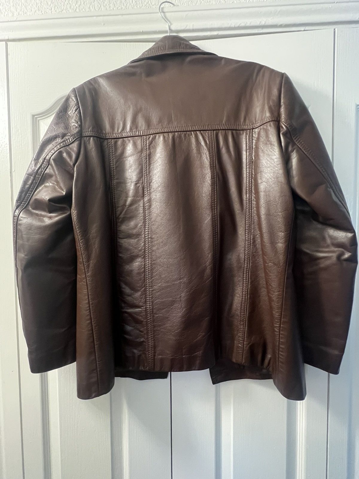 Genuine Leather Genuine Leather Vintage Jacket Size US M / EU 48-50 / 2 - 2 Thumbnail