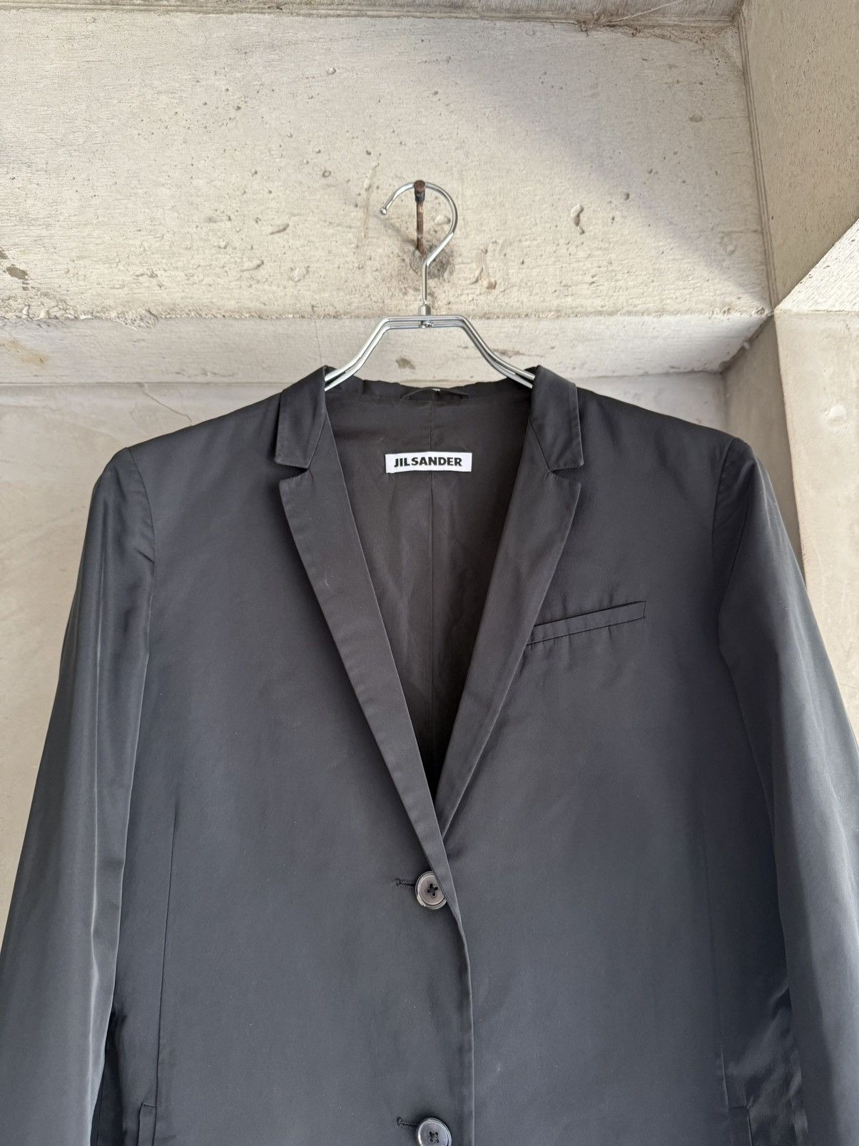Jil Sander JIL SANDER Archive Black Chester Coat Size S / US 4 / IT 40 - 3 Thumbnail