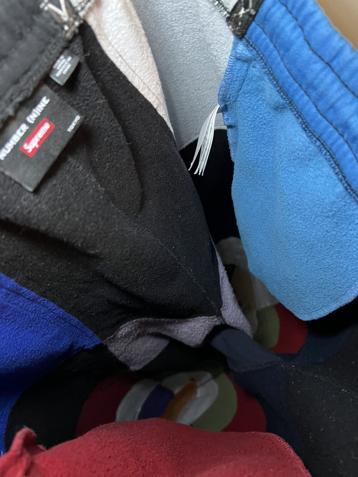 Number (N)ine × Supreme Supreme X Number (N)ine patchwork sweatpants Size US 36 / EU 52 - 13 Thumbnail
