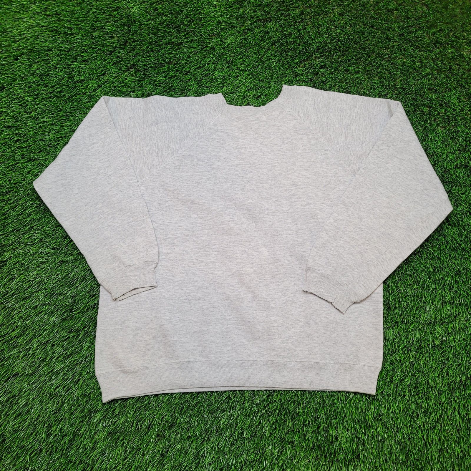 Hanes VTG Eagle Native American Art Sweatshirt XL Crop Boxy Raglan Size US XL / EU 56 / 4 - 7 Thumbnail