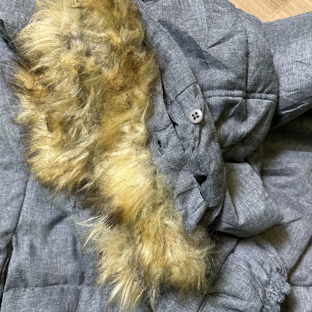 If Six Was Nine × Japanese Brand × Le Grande Bleu (L.G.B.) Navy Fur jacket down puffer IfSixWasNine LGB Style japan Size US L / EU 52-54 / 3 - 14 Thumbnail