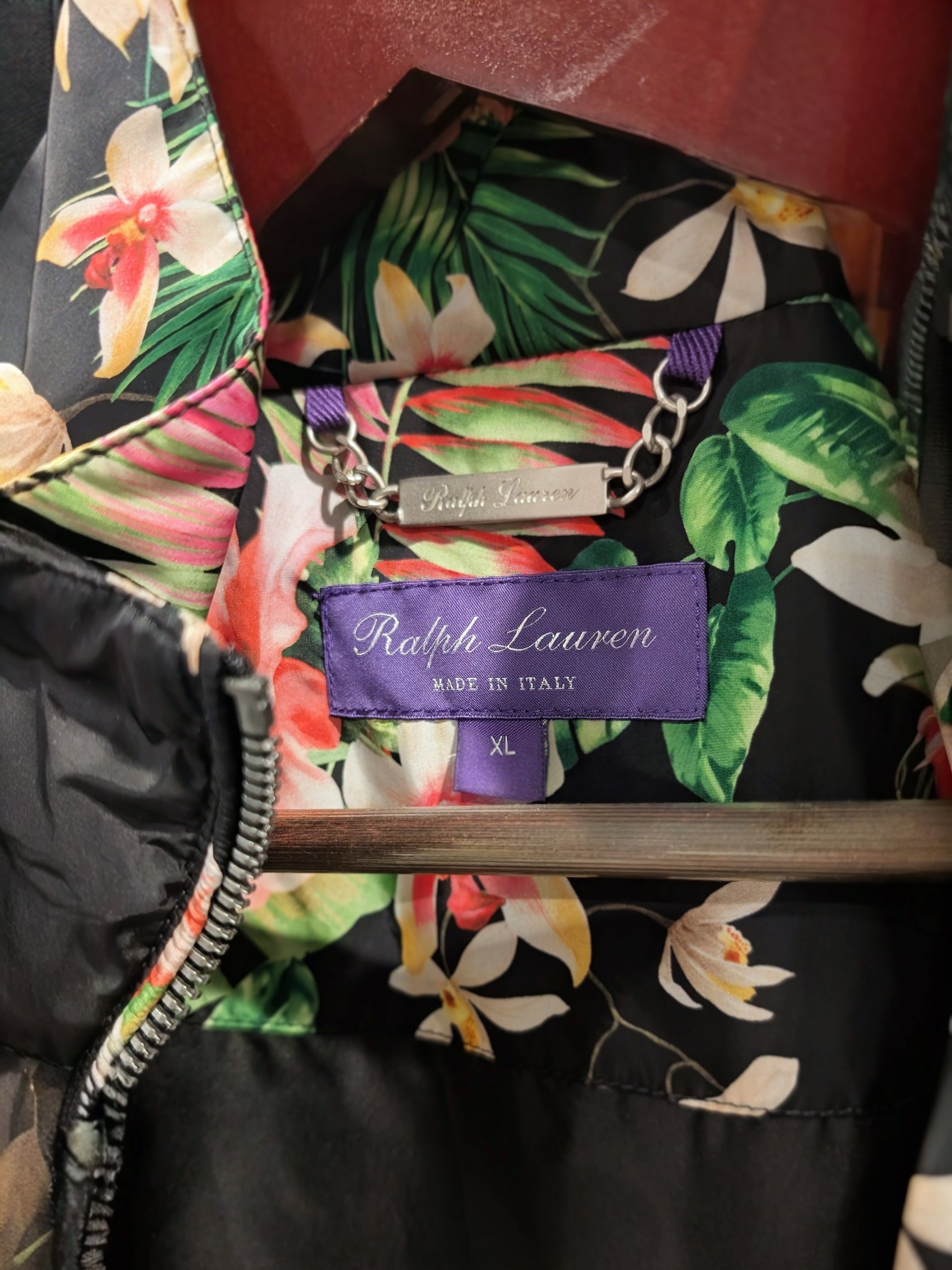 Ralph Lauren Purple Label Kellen Floral Zip-Up Bomber Jacket Size US XL / EU 56 / 4 - 2 Thumbnail