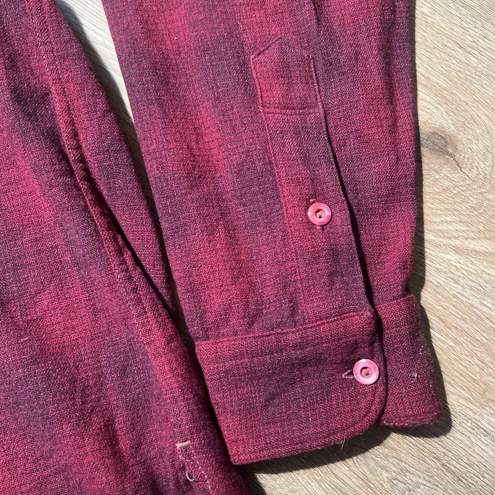 Pendleton Vintage 1920s Pendleton Shadow Plaid Wool Flannel Shirt Size US L / EU 52-54 / 3 - 5 Thumbnail