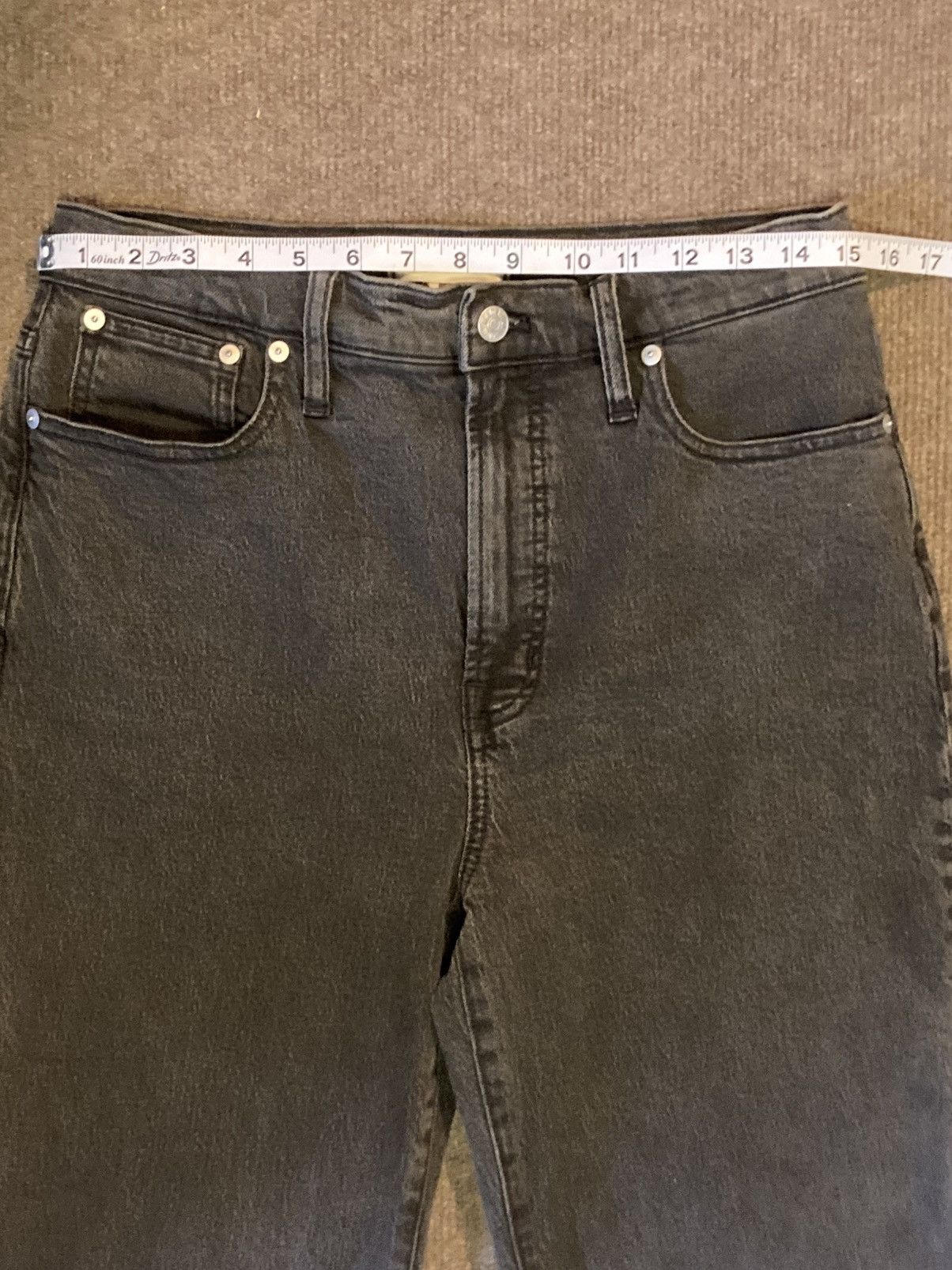 Madewell Madewell 99% Cotton Perfect Vintage Black Size 29" - 8 Thumbnail