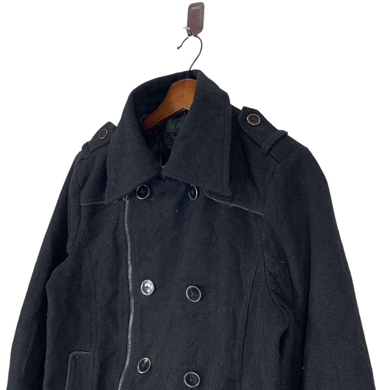 In The Attic × Japanese Brand 🔥🔥 VINTAGE IN THE ATTICS DOUBLE COLLAR BIKER JACKET Size US M / EU 48-50 / 2 - 3 Thumbnail