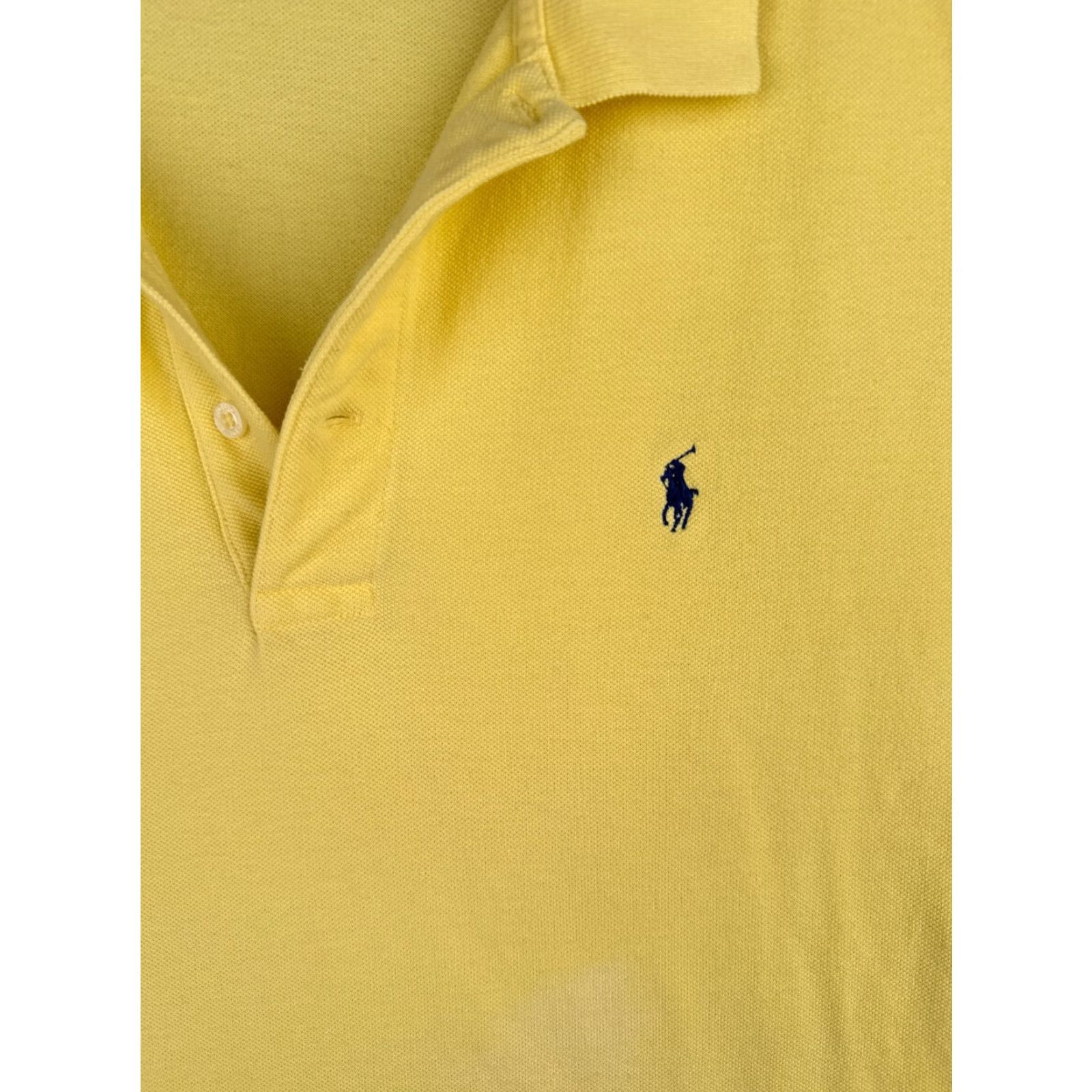 Ralph Lauren VINTAGE Polo Golf Shirt Men 2XL Yellow Short Sleeve Cotton Golfer READ Size US XXL / EU 58 / 5 - 6 Thumbnail
