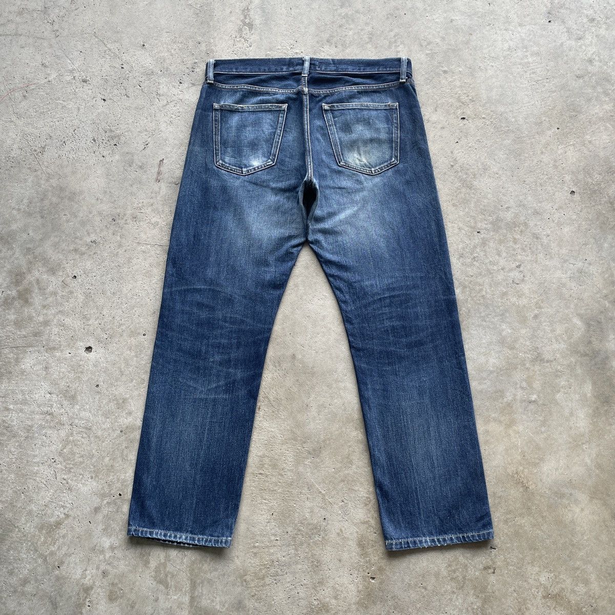 Japanese Brand W34x28.5 Vintage Japanese Faded Denim Pants Jeans Size US 34 / EU 50 - 10 Thumbnail