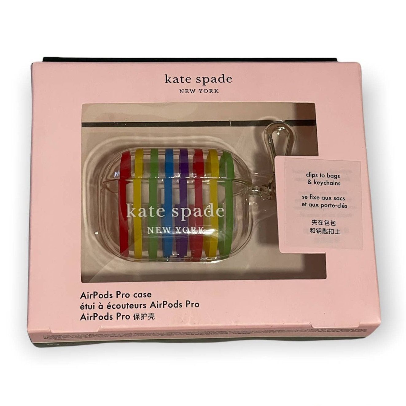 Kate Spade Kate Spade rainbow airpods pro case New Size ONE SIZE - 1 Thumbnail