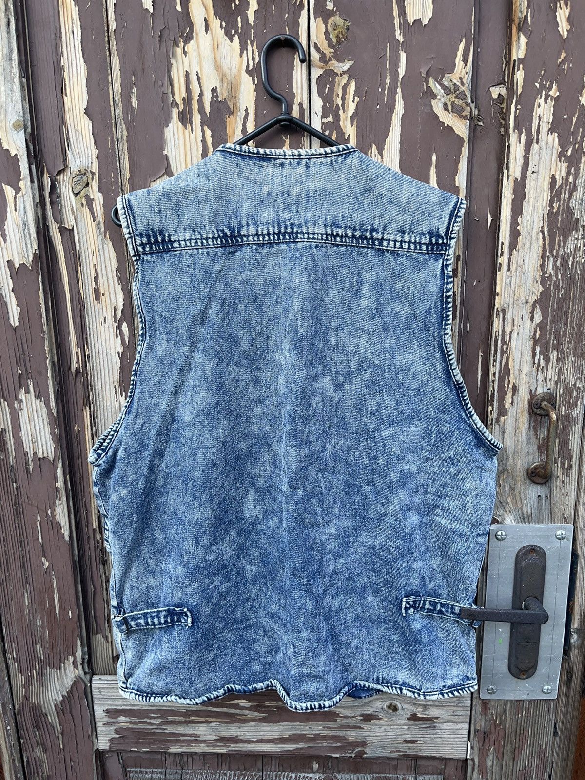 Japanese Brand × Vintage Vintage Washed Denim Multi Pocket Vest Cargo Utility Size US L / EU 52-54 / 3 - 2 Thumbnail