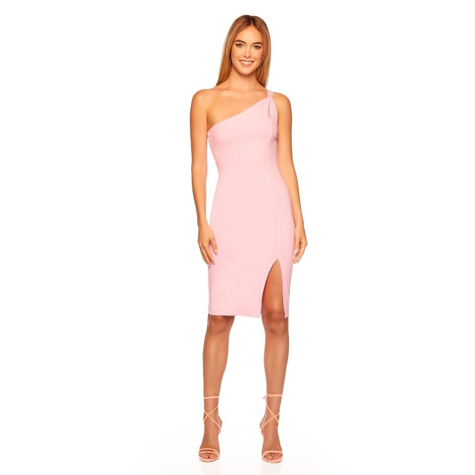 Susana Monaco Revolve Susana Monaco One Arm Dress In Ballerina Pink Sz L Size L / US 10 / IT 46 - 1 Thumbnail