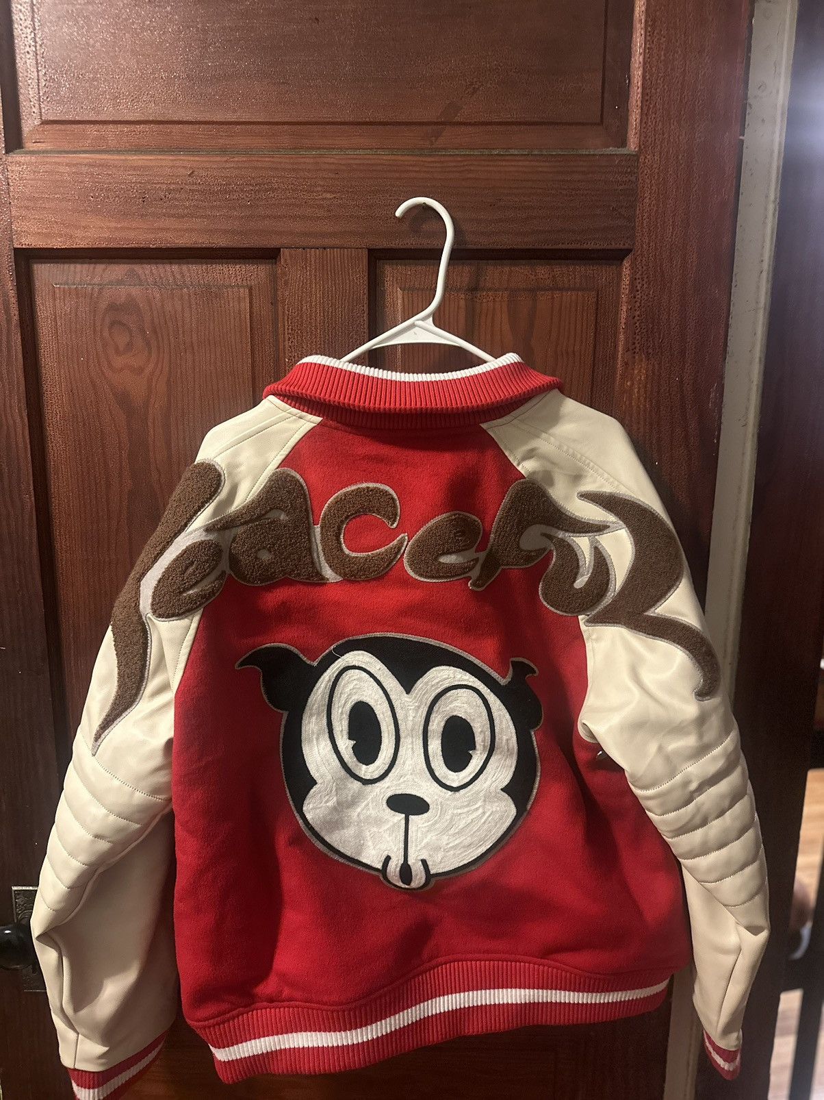 Designer × Japanese Brand Peaceful people Varsity Jacket Size US XL / EU 56 / 4 - 2 Thumbnail