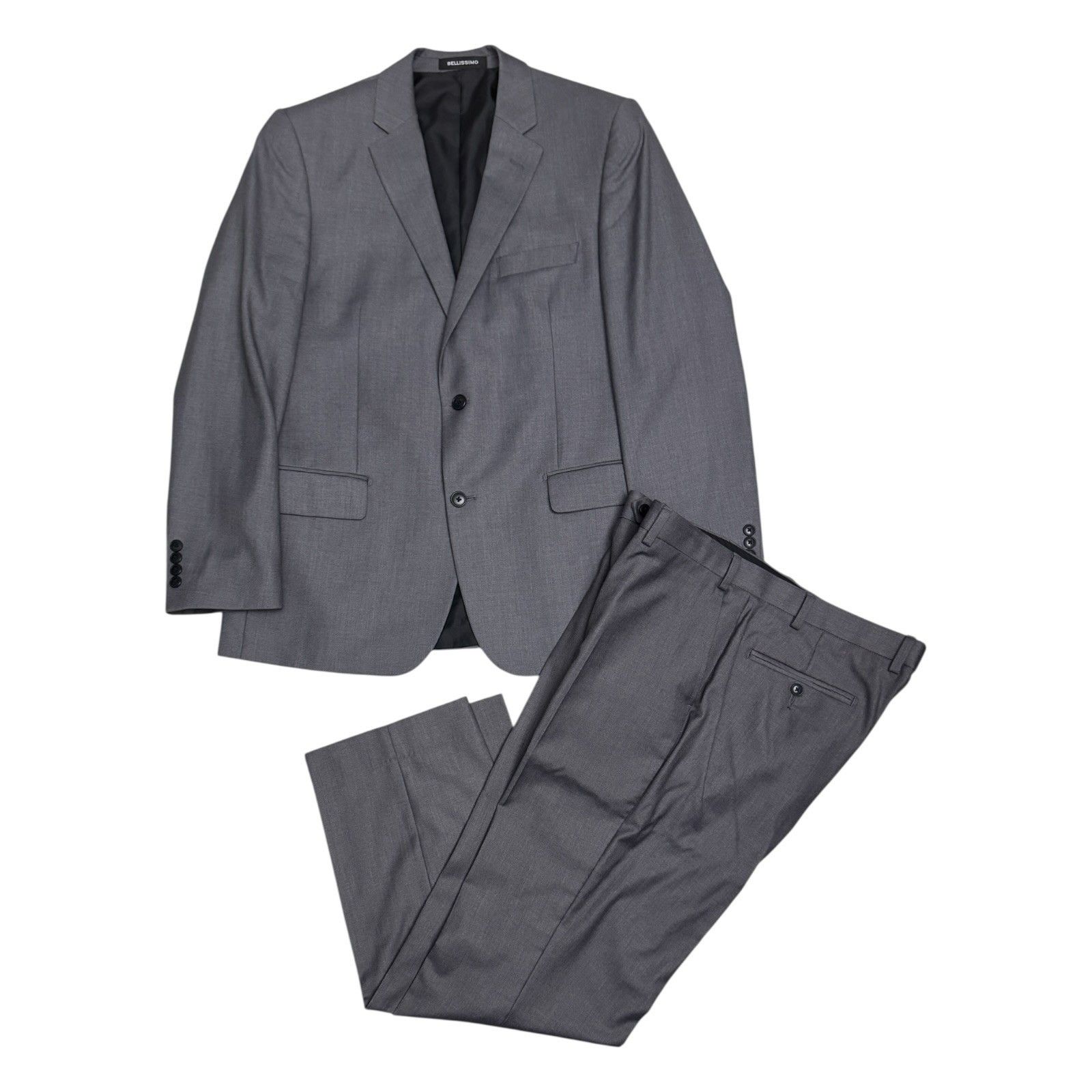 Other BELLISSIMO 2-Piece Blazer Jacket Business SUIT 44R Large Size 44R - 11 Thumbnail