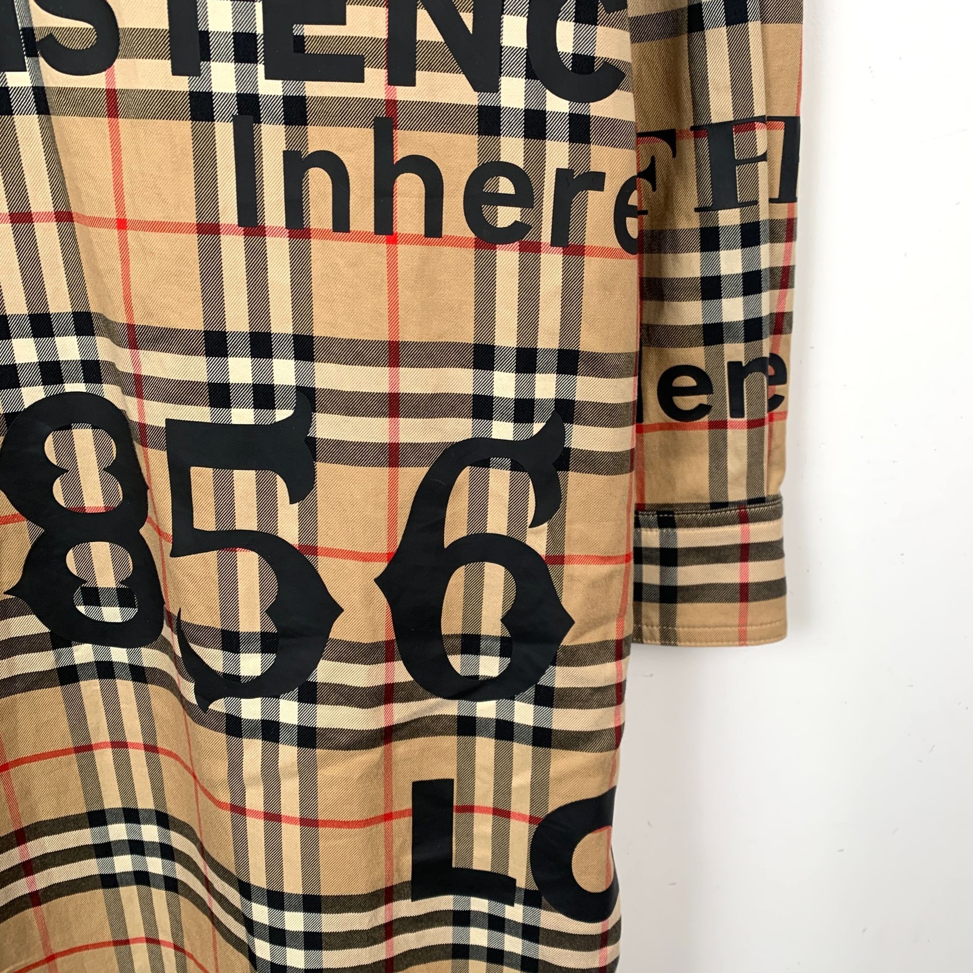 Burberry Burberry Womens Plaid Long Sleeve Cotton Shirt Dress Size S Size S / US 4 / IT 40 - 5 Thumbnail