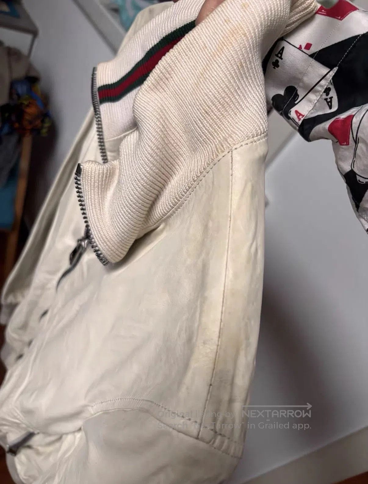 Gucci White Bomber Jacket Size S. Size US S / EU 44-46 / 1 - 9 Thumbnail