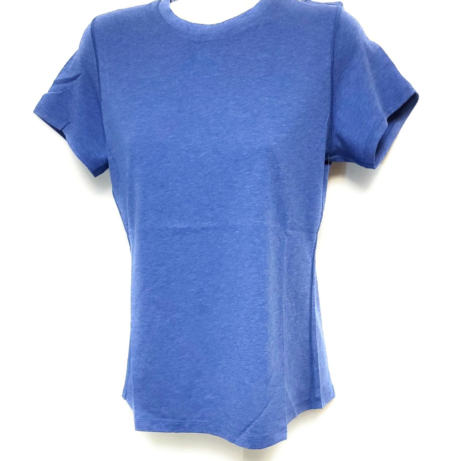 New Balance Womens New Balance WT73123 UPR Heathertech Royal Blue Athletic Tee T-Shirt Size S / US 4 / IT 40 - 2 Thumbnail