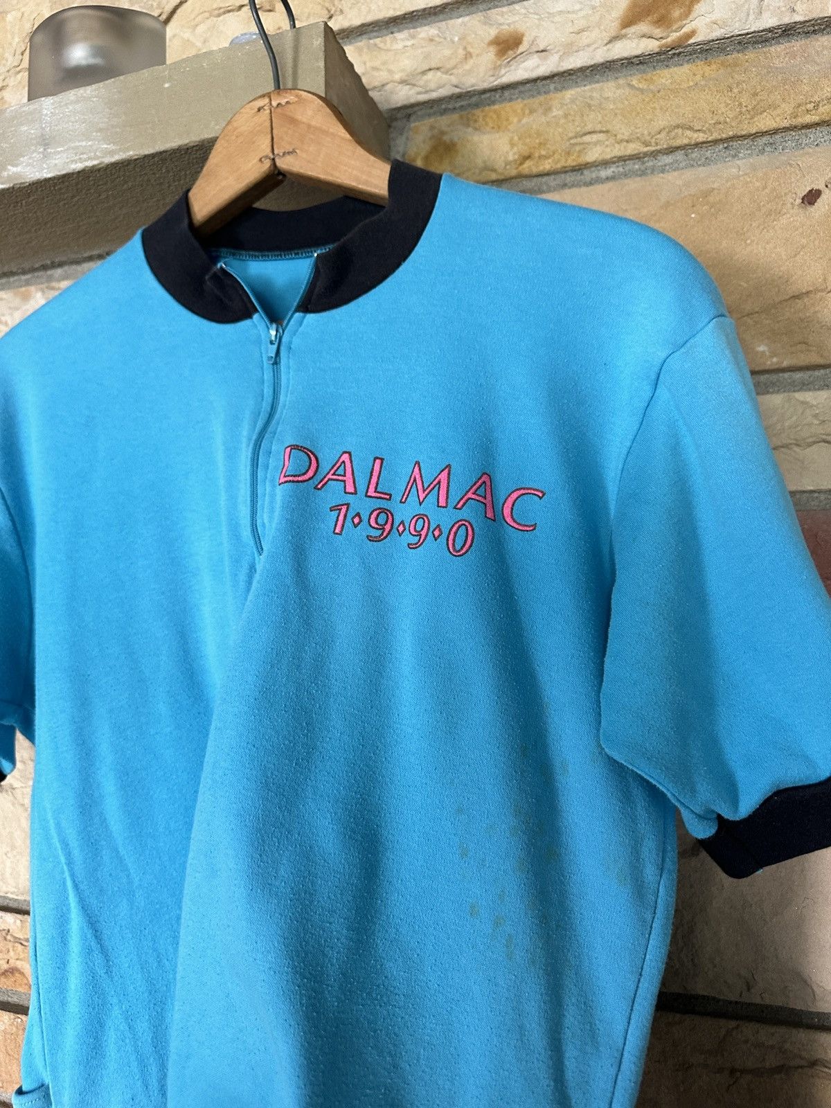 Vintage 1990 DALMAC Bicycle Tour Quarter Zip Shirt Size US L / EU 52-54 / 3 - 5 Thumbnail