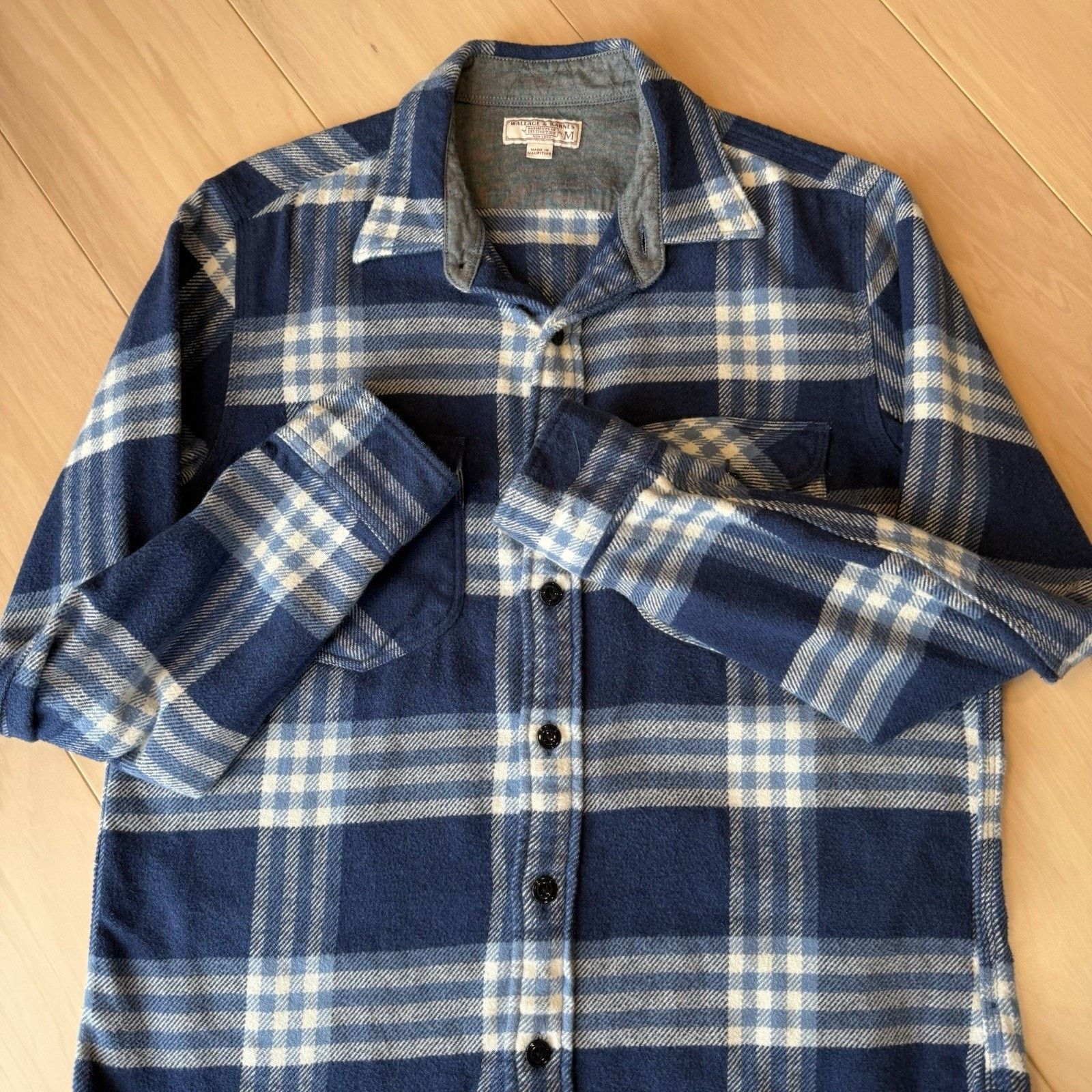 Wallace & Barnes Wallace & Barnes Flannel M Multicolor Plaid Cotton Shirt Size US M / EU 48-50 / 2 - 5 Thumbnail