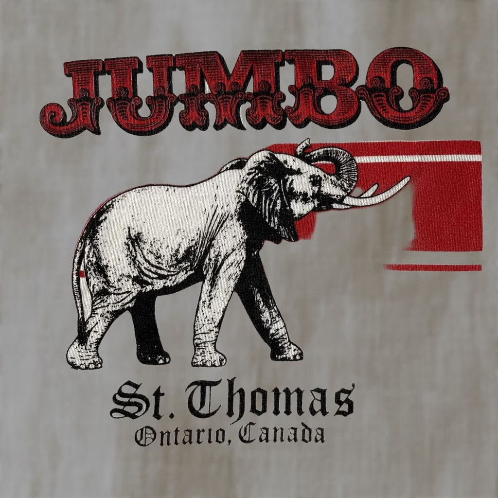 Vintage VINTAGE Sunburst Fashions Jumbo St Thomas Ontario Shirt Mens L White Graphic 90s Elephant Souvenir T-Shirt Crew Neck Short Sleeve Size US L / EU 52-54 / 3 - 1 Thumbnail