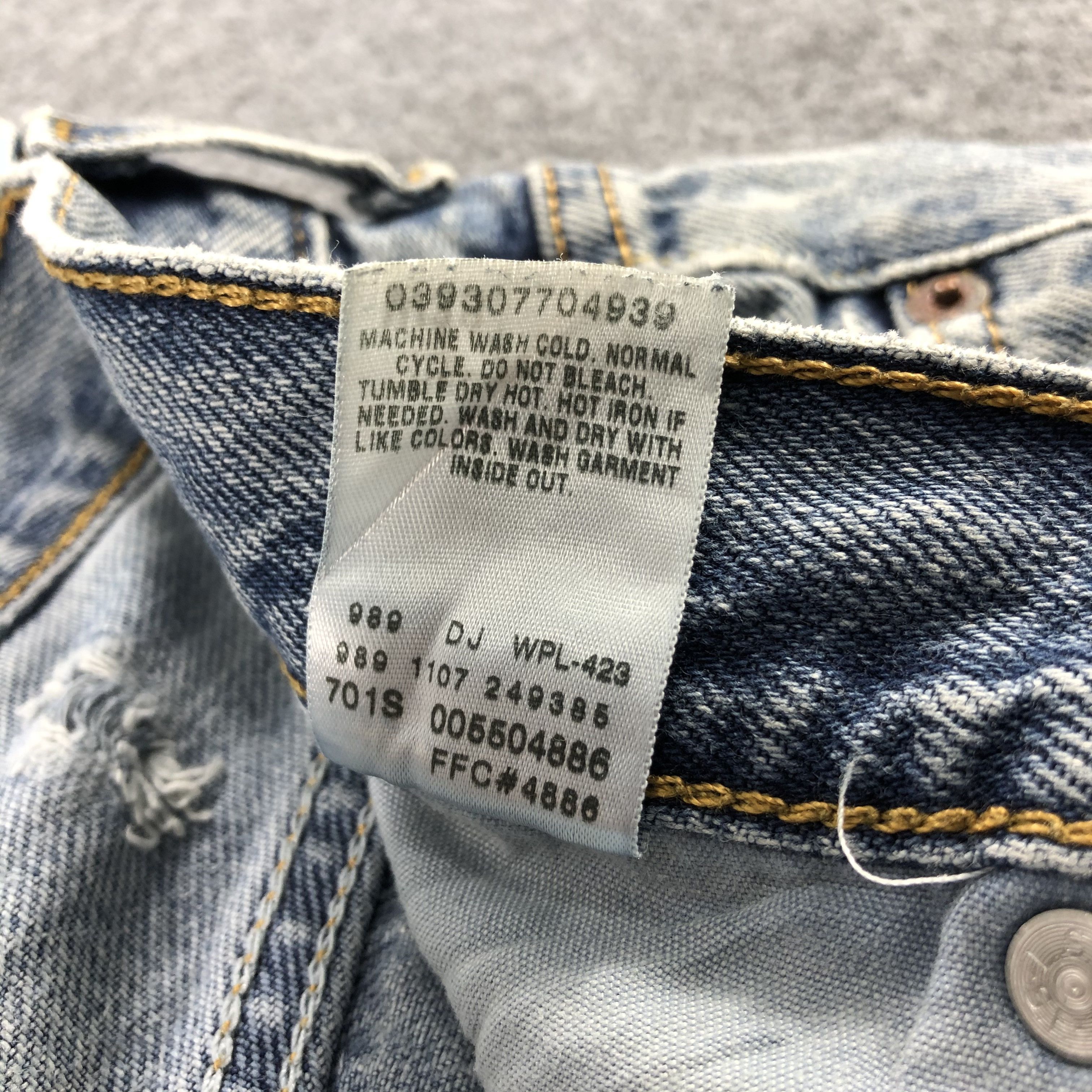 Levi's × Vintage Vintage Distress Levis 550 Jeans-JM1051 Size US 37 - 13 Thumbnail