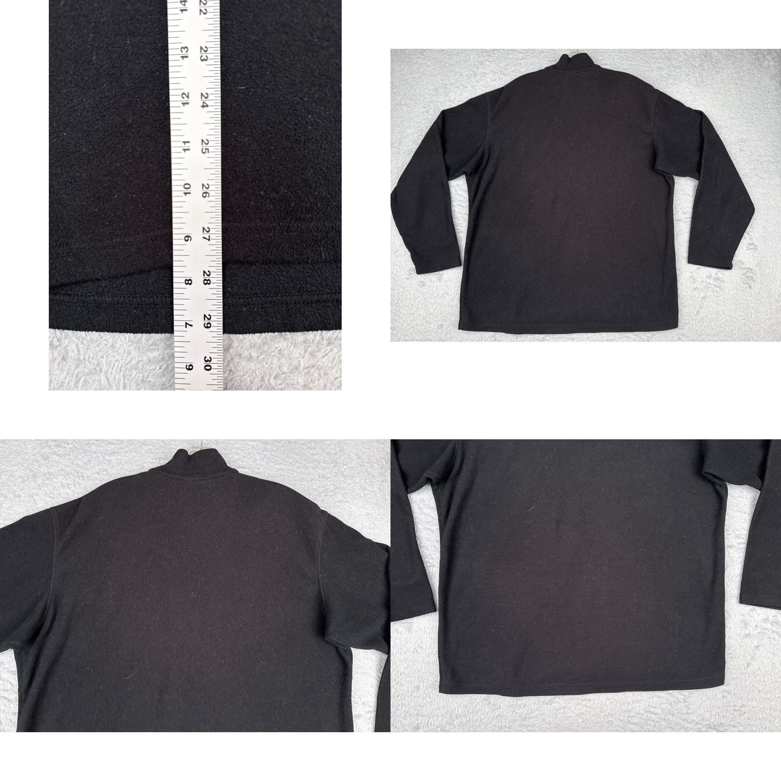 Patagonia Patagonia Sweater Adult XL Black 1/4 Zip Capilene Polyester Fleece Shirt Mens Regular Pullover Embroidered Logo 1/4 Zip Black Patagonia Size US XL / EU 56 / 4 - 9 Thumbnail