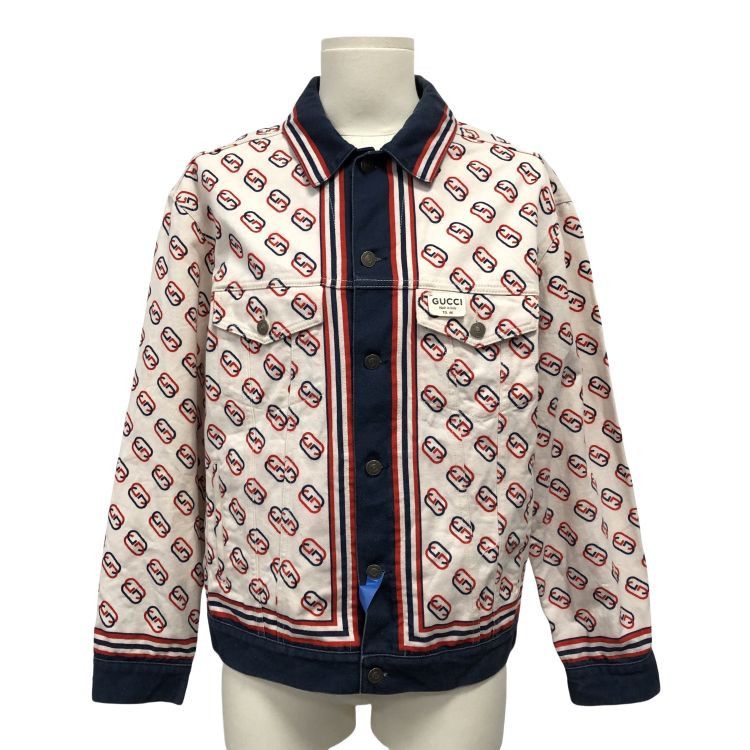 Gucci Gucci Interlocking G Denim Jacket US S Size US S / EU 44-46 / 1 - 1 Thumbnail
