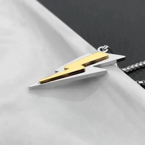 VIBE Bolt Pendant Y2K Necklace Opium Chain Punk Gotch Size ONE SIZE - 2 Thumbnail