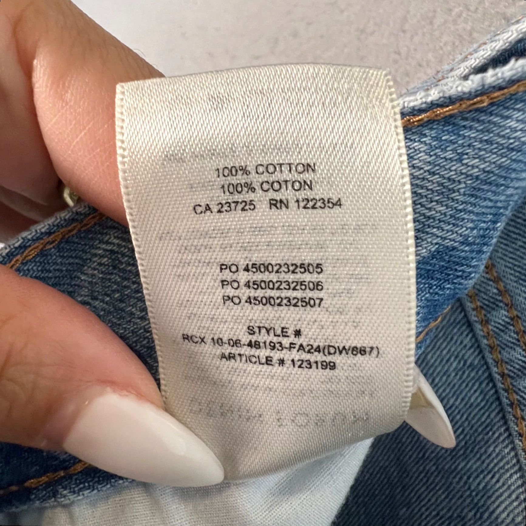 Denime Denim Forum 90s Vintage High Rise Straight Jeans Womens Size 27 Blue Cotton Classic Retro Size 27" / US 4 / IT 40 - 6 Thumbnail