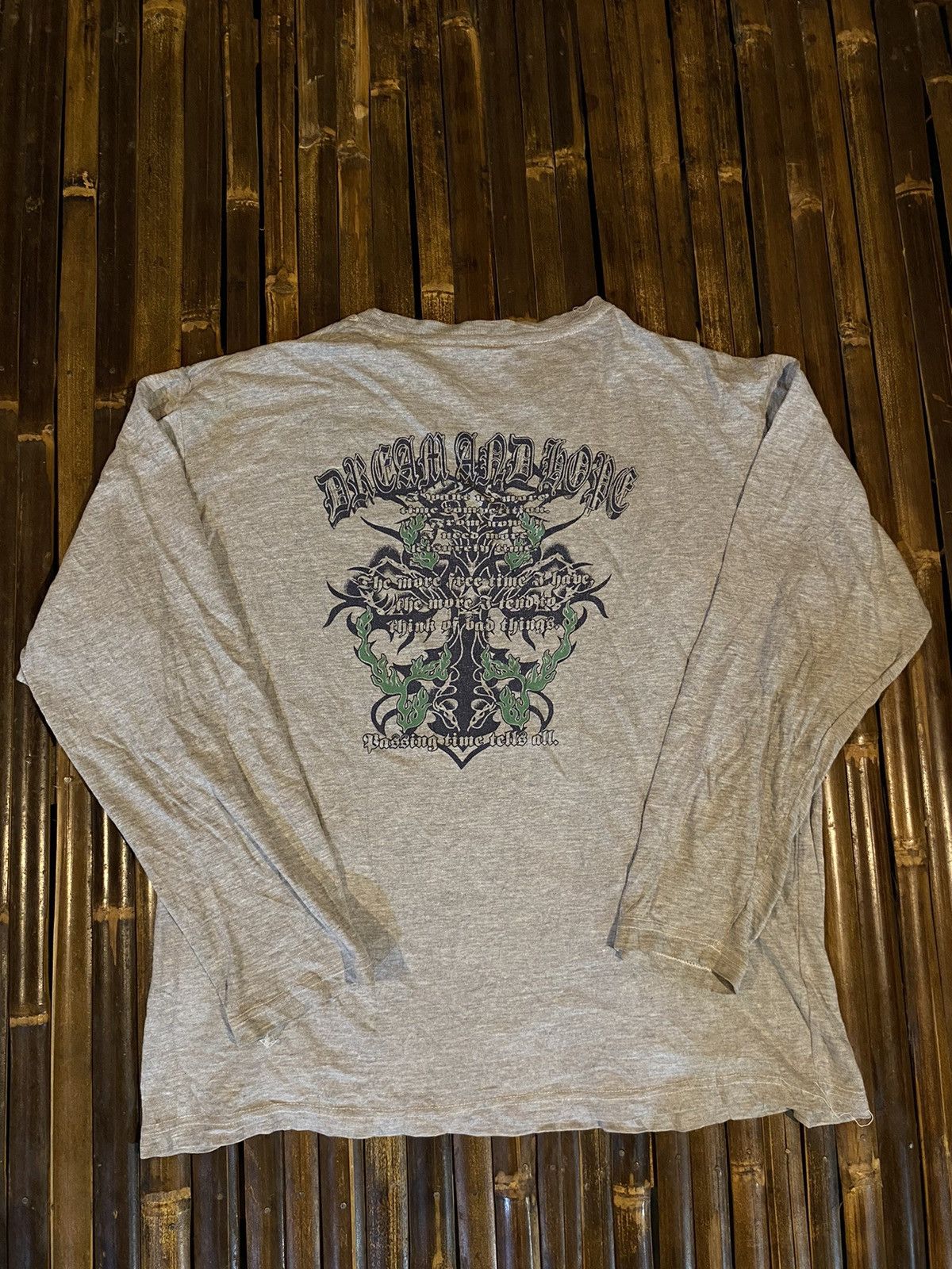 image of Hysteric Glamour x If Six Was Nine Ph Standard Punk Style Tshirt in Grey, Men's (Size XL)