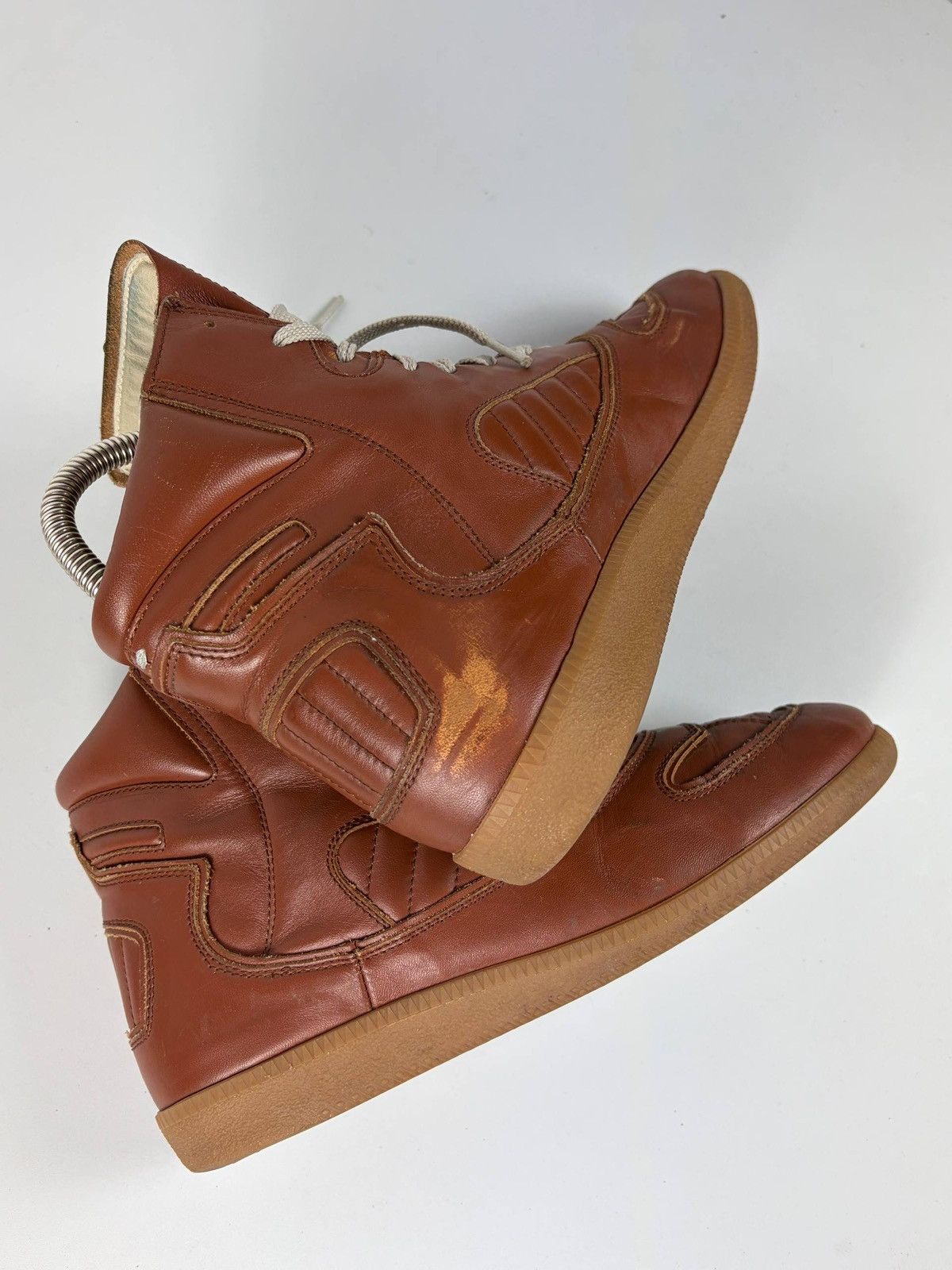 Maison Margiela 2012 Maison Margiela leather high top GAT Size US 8 / EU 41 - 10 Thumbnail