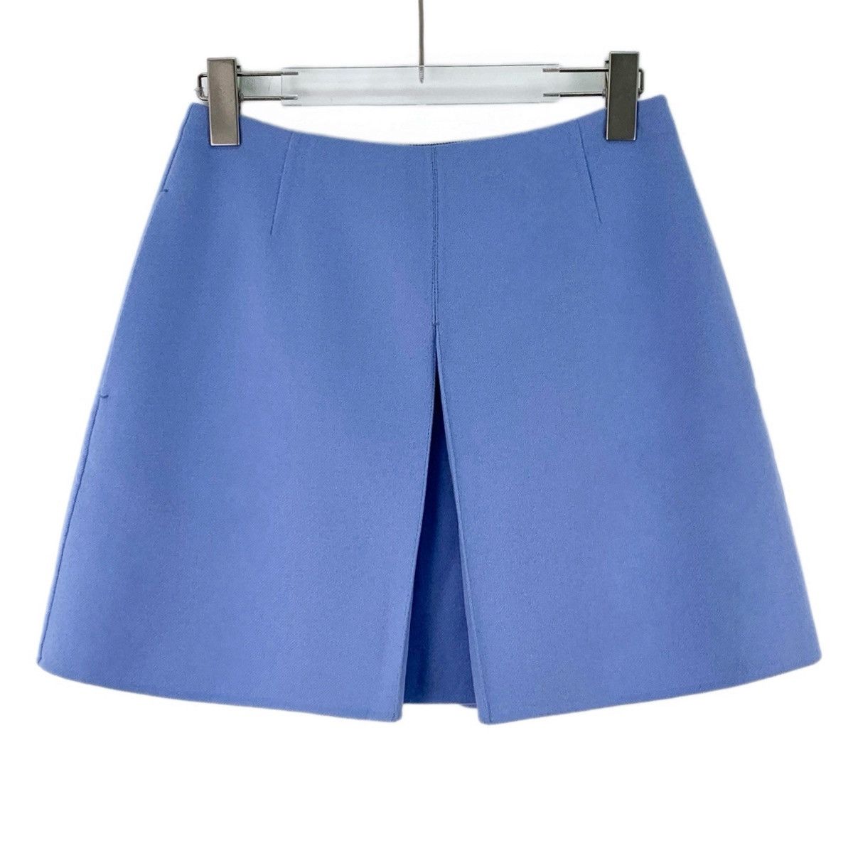 Dior Dior Blue Wool Casual Mini Skirt K26WX Size 25" / US 0 / IT 36 - 1 Thumbnail