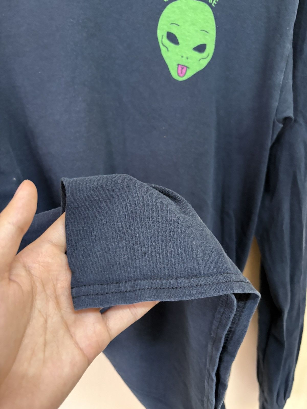 RIPNDIP Vintage Y2k Ripndip Alien Skateboard Streetwear T-Shirt Size US M / EU 48-50 / 2 - 13 Thumbnail